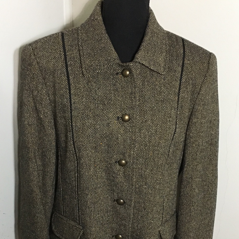 Kirsten Mode Design Blazer and Pant Set Wool Blend